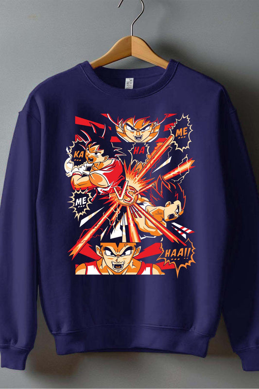COULEUR:Marine|Sweat Col Rond Homme | Dragon BZ 26 Marine
