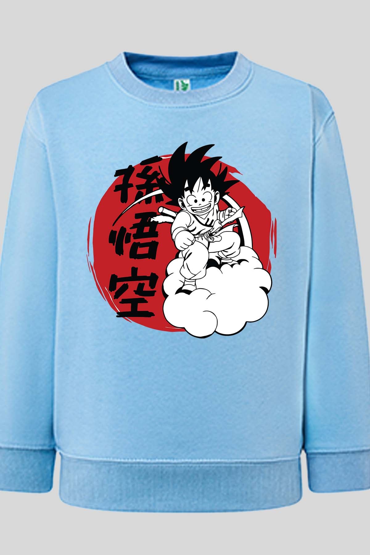 COULEUR:Bleu Ciel|Sweat Col Rond Garçon | Dragon BZ 29 Bleu Ciel