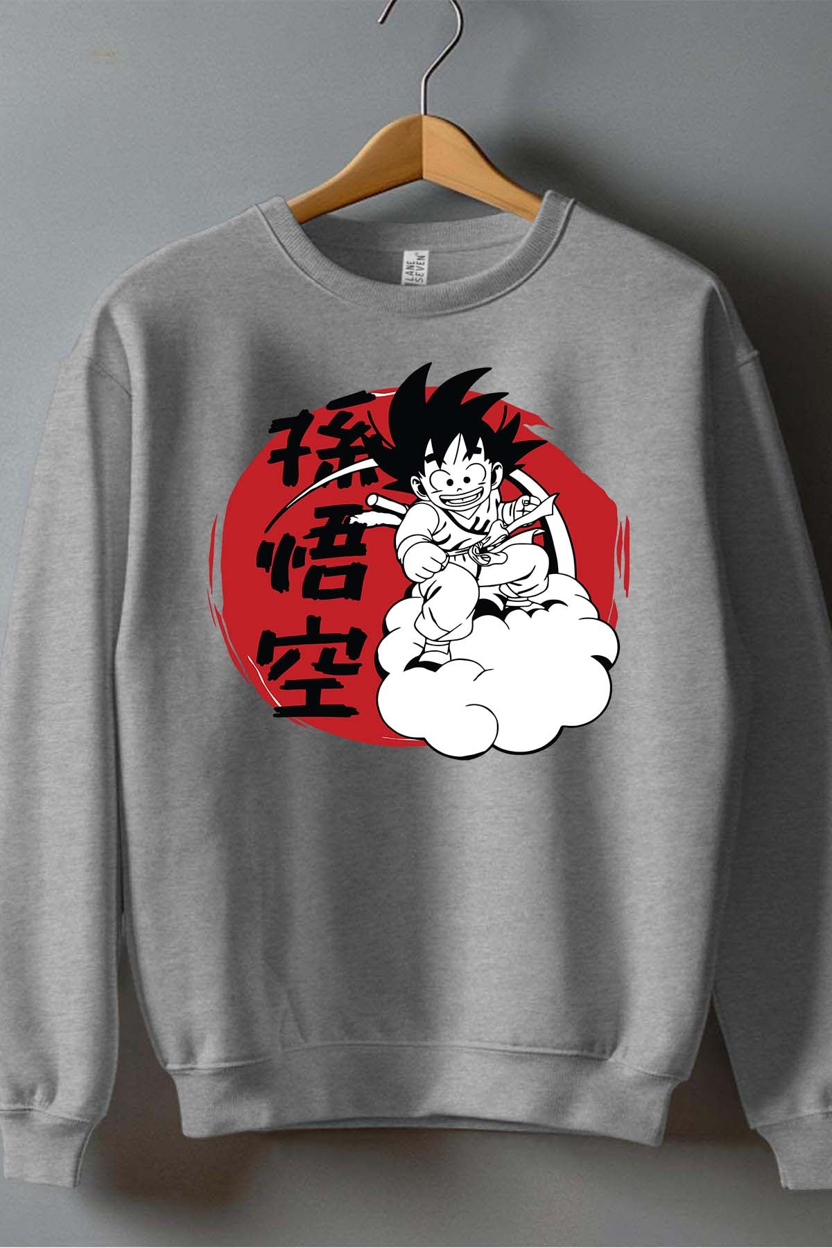 COULEUR:Gris|Sweat Col Rond Garçon | Dragon BZ 29 Gris