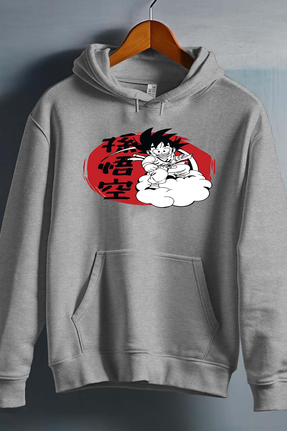 COULEUR:Gris|Sweat Capuche Homme | Dragon BZ 29 Gris