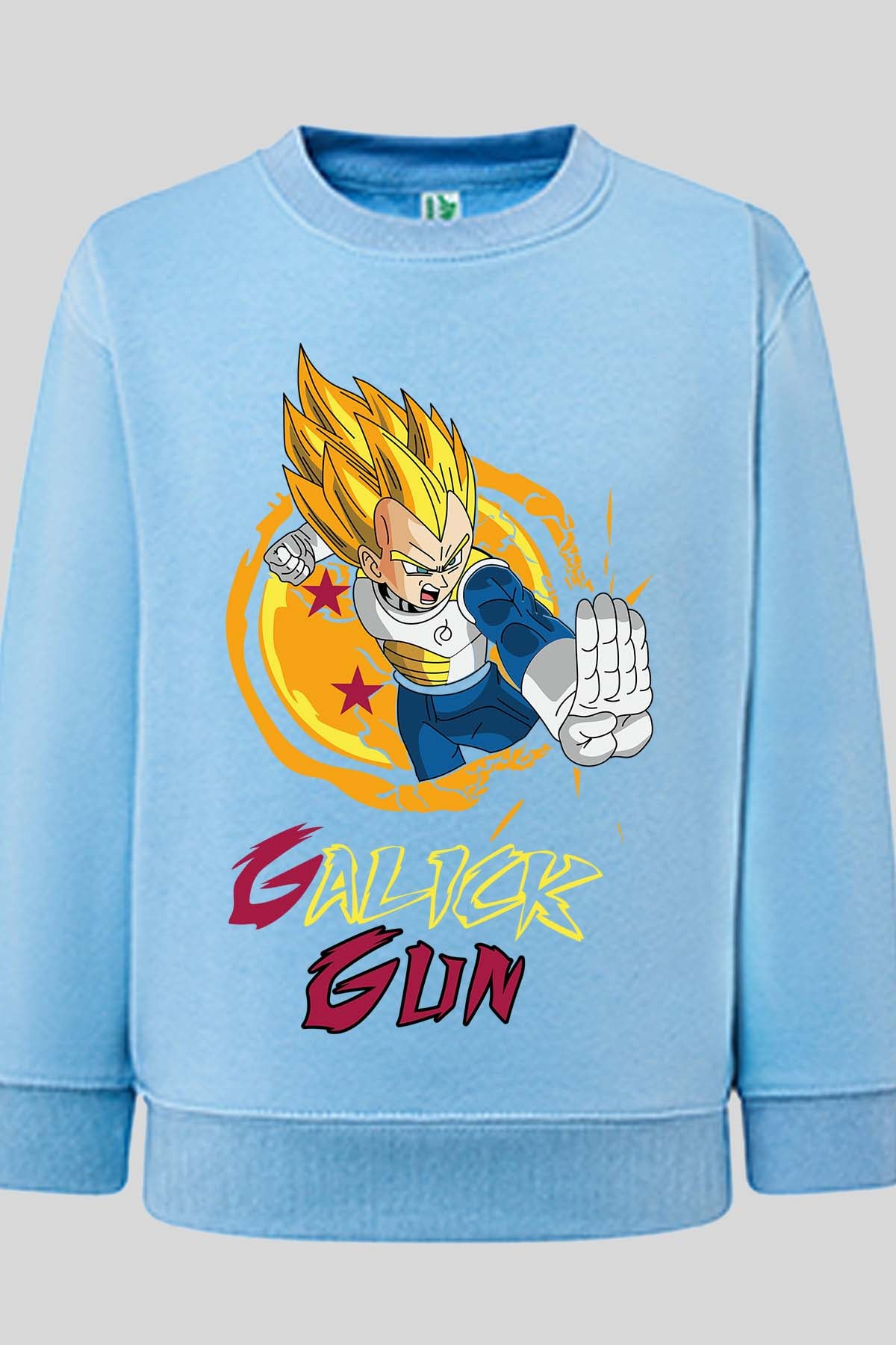 COULEUR:Bleu Ciel|Sweat Col Rond Homme | Dragon BZ 2 Bleu Ciel