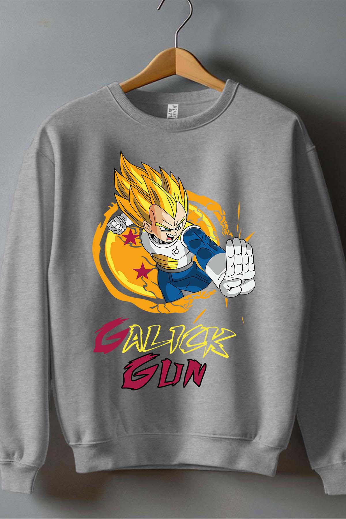 COULEUR:Gris|Sweat Col Rond Homme | Dragon BZ 2 Gris