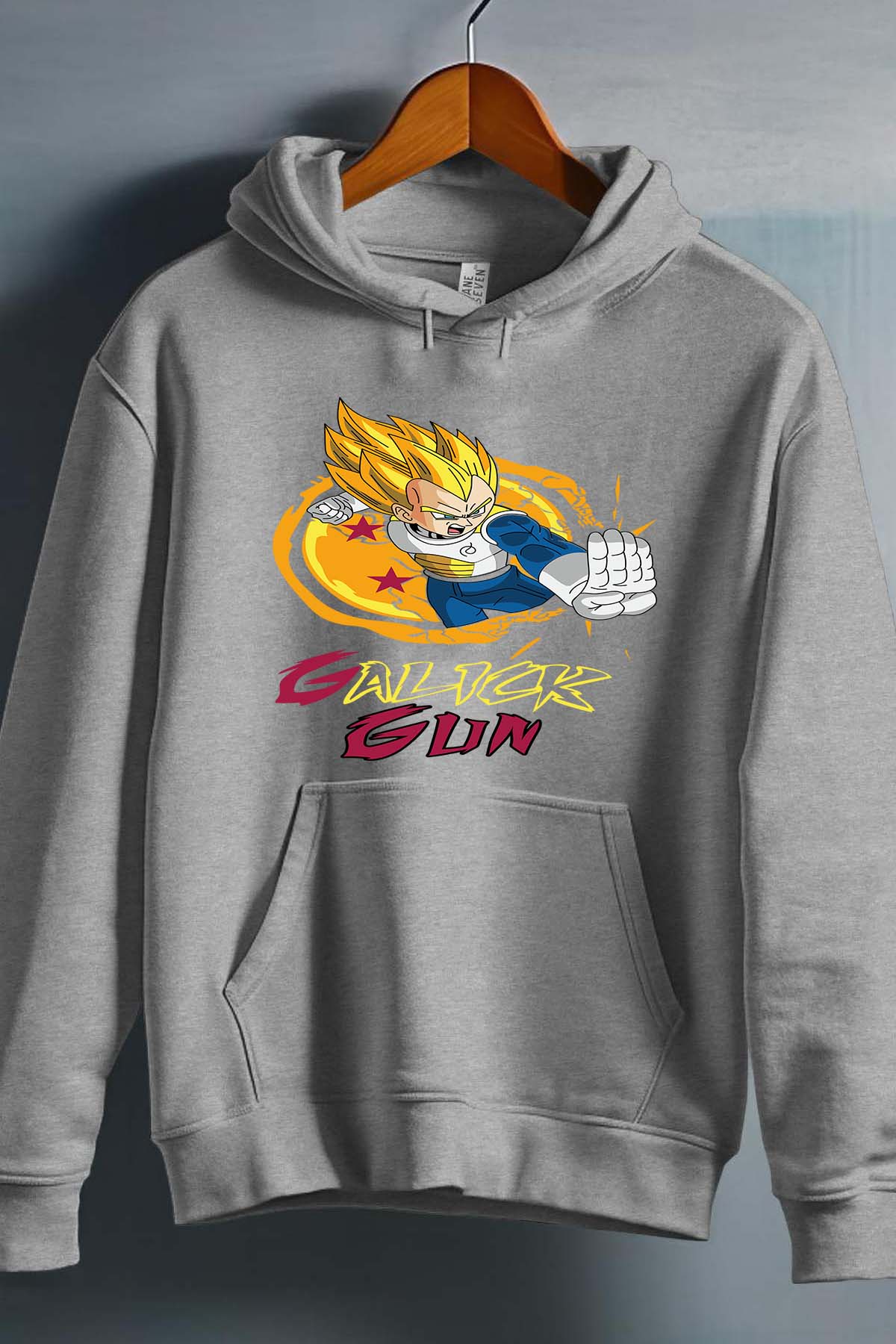 COULEUR:Gris|Sweat Capuche Homme | Dragon BZ 2 Gris