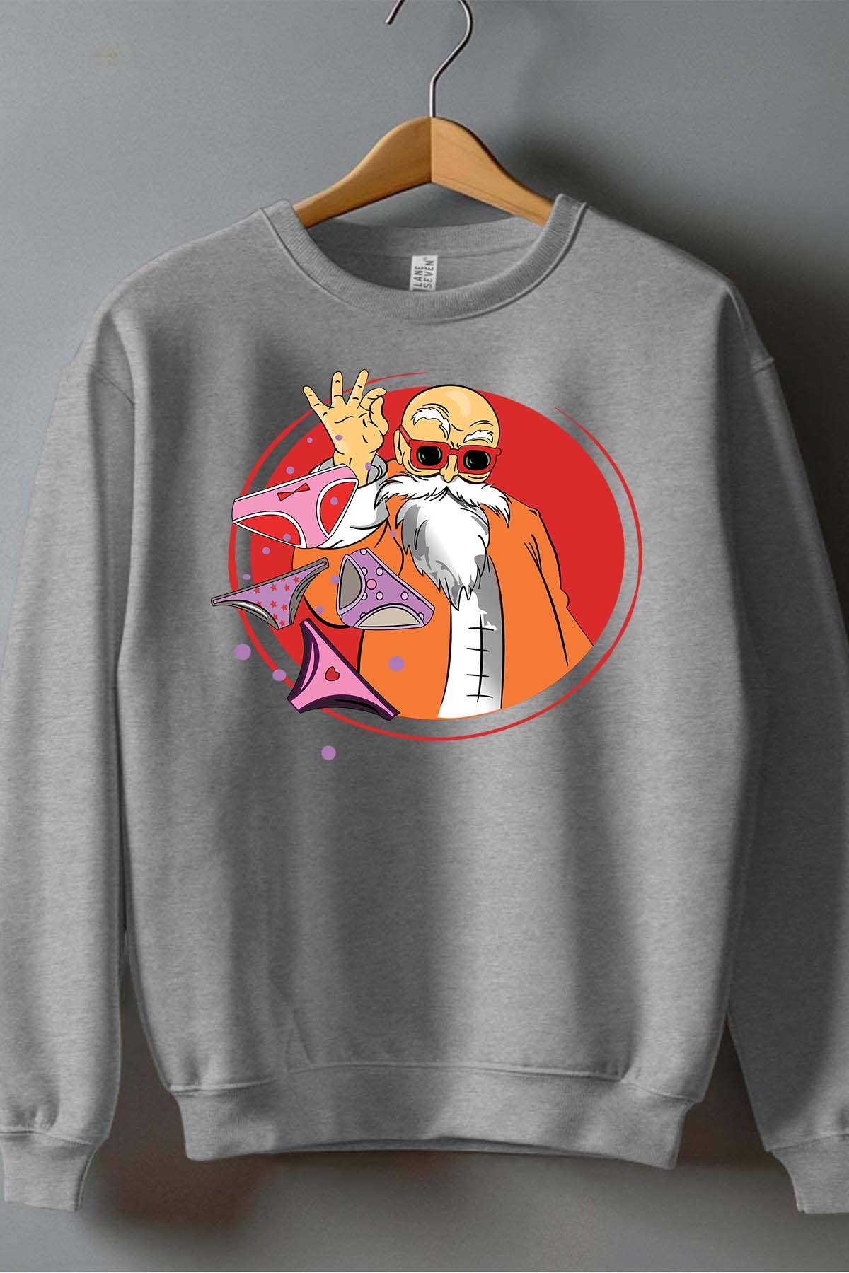 COULEUR:Gris|Sweat Col Rond Homme | Dragon BZ 30 Gris
