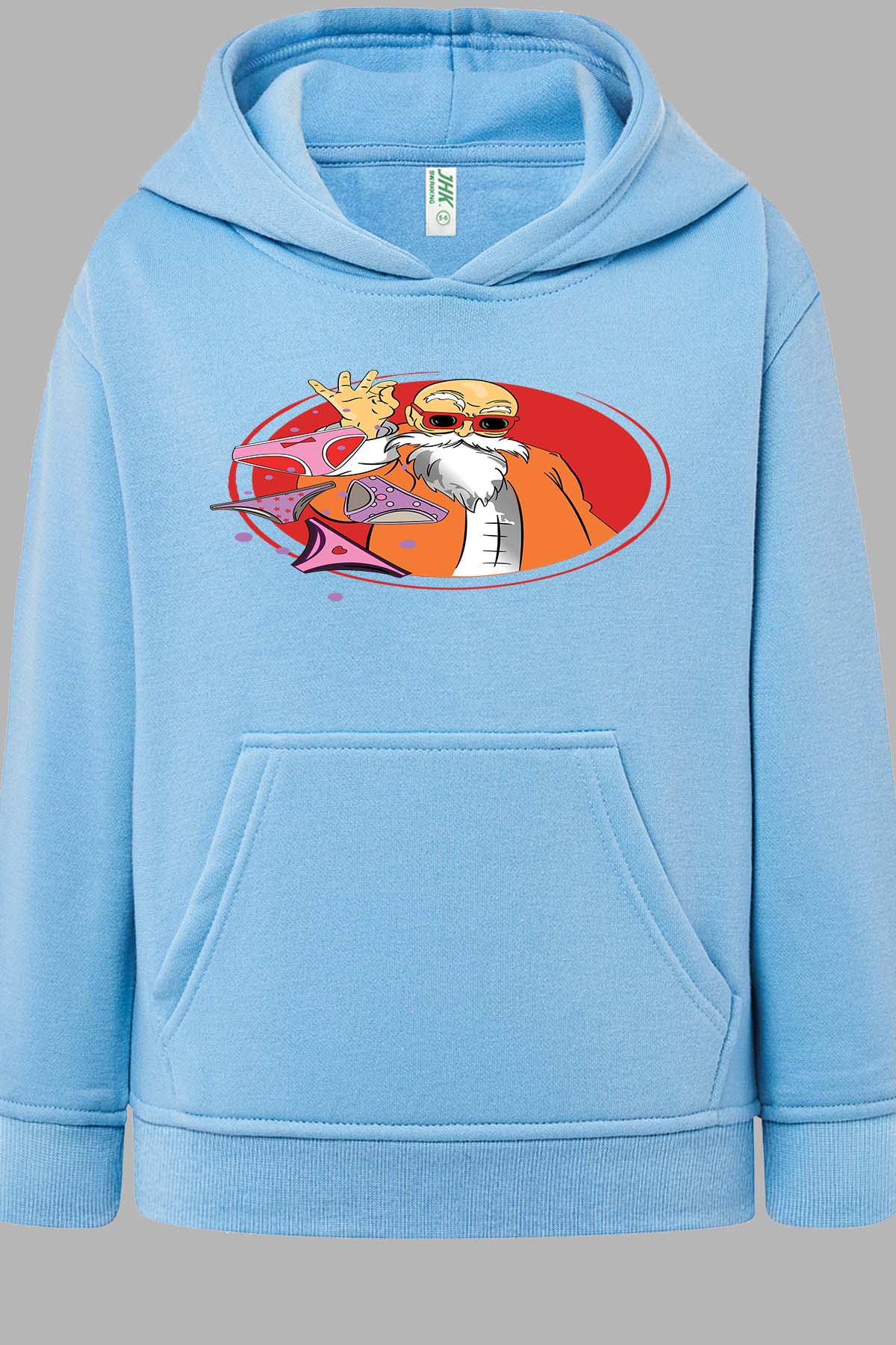 COULEUR:Bleu Ciel|Sweat Capuche Homme | Dragon BZ 30 Bleu Ciel