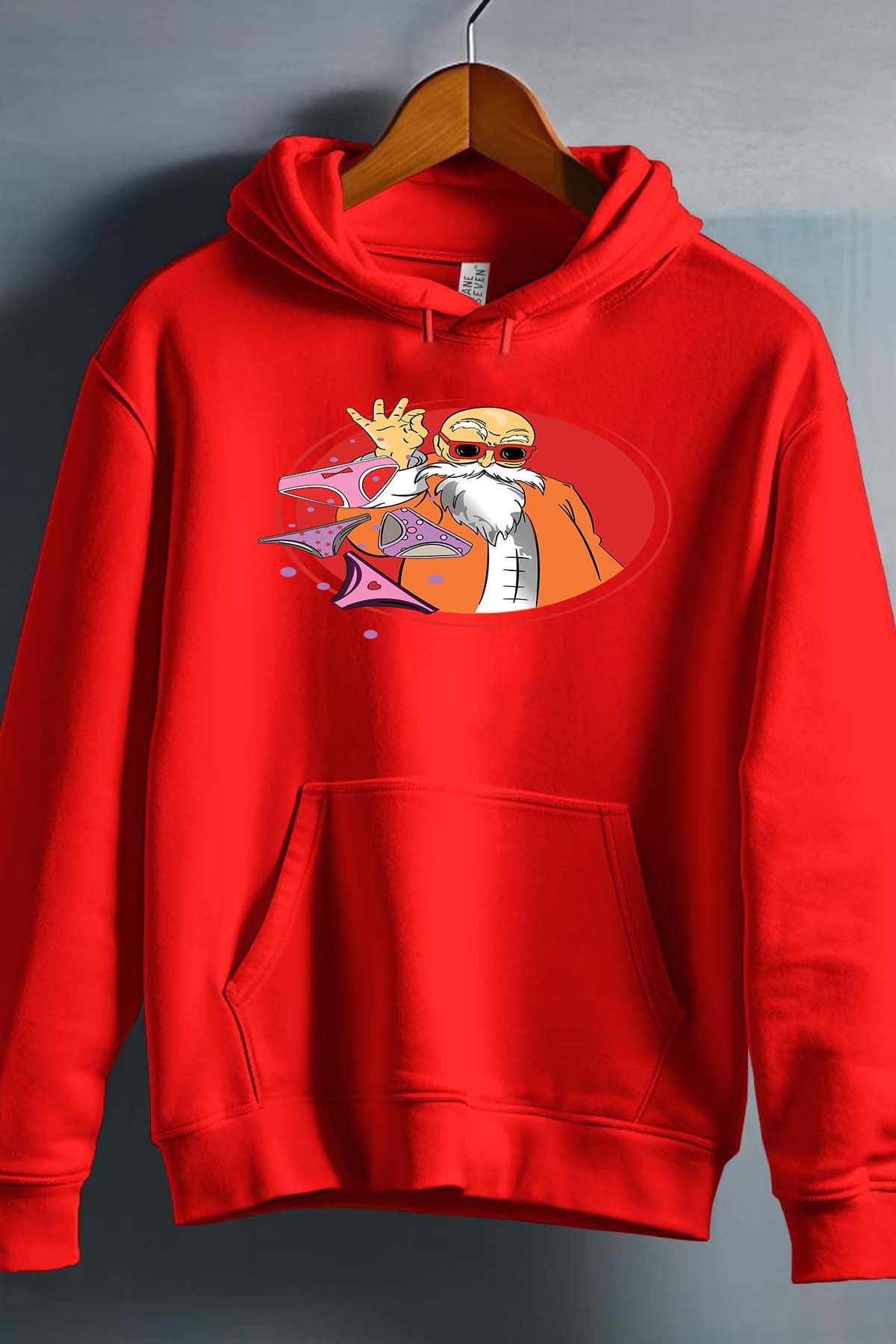COULEUR:Rouge|Sweat Capuche Homme | Dragon BZ 30 Rouge