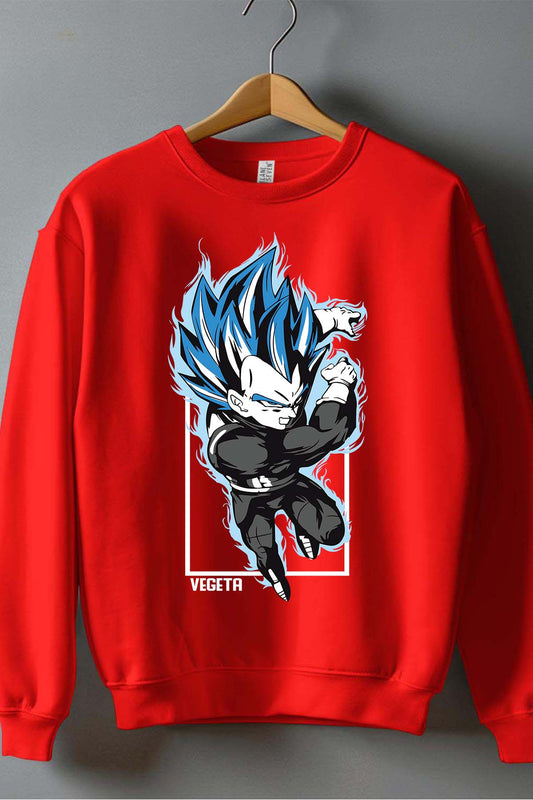 COULEUR:Rouge|Sweat Col Rond Garçon | Dragon BZ 3 Rouge