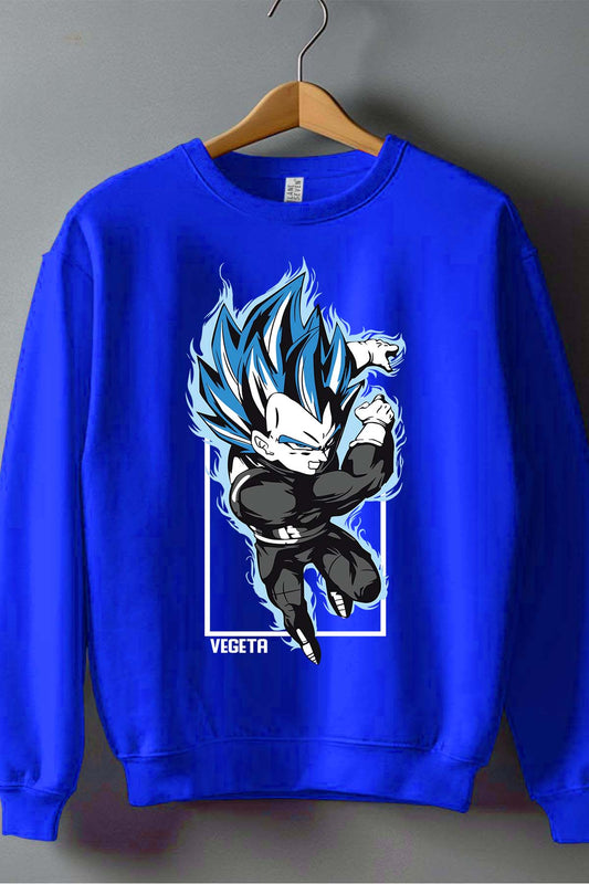COULEUR:Bleu Roi|Sweat Col Rond Homme | Dragon BZ 3 Bleu Roi