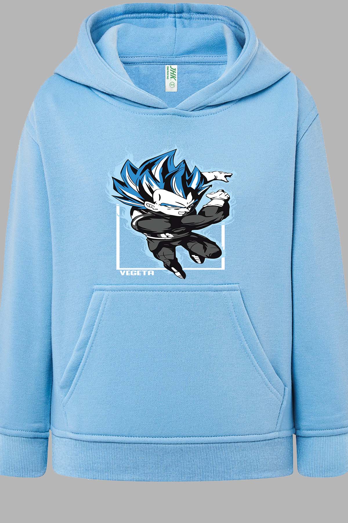 COULEUR:Bleu Ciel|Sweat Capuche Homme | Dragon BZ 3 Bleu Ciel