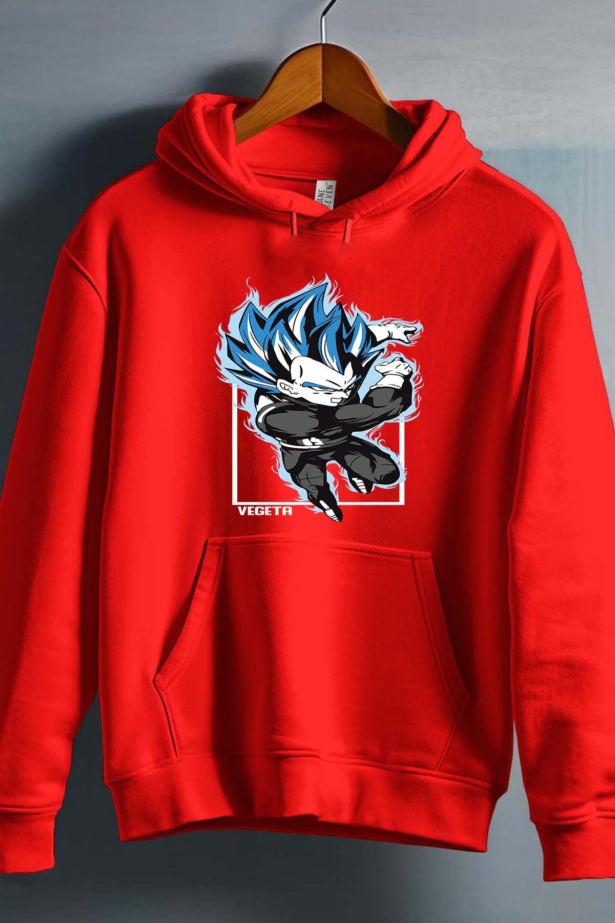 COULEUR:Rouge|Sweat Capuche Homme | Dragon BZ 3 Rouge