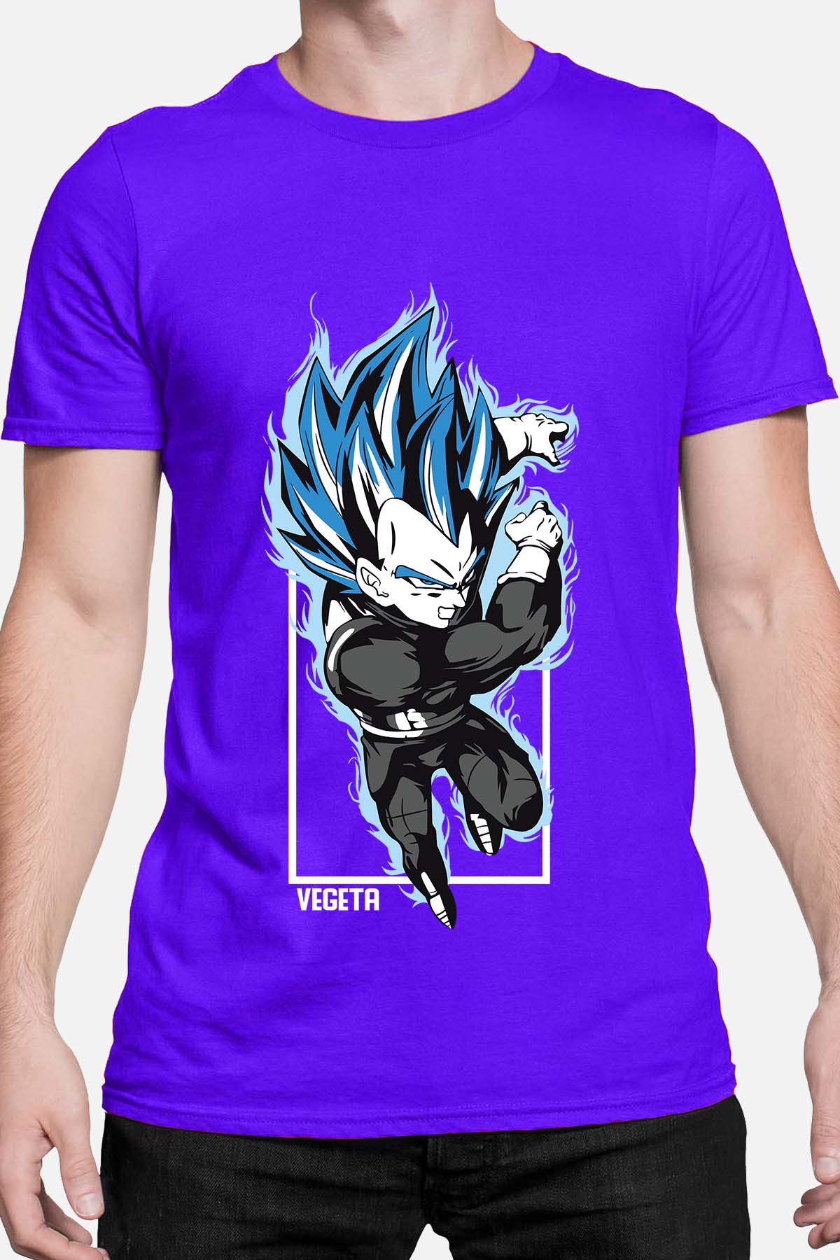 COULEUR:Bleu Roi|T-shirt Homme | Dragon BZ 3 Bleu Roi