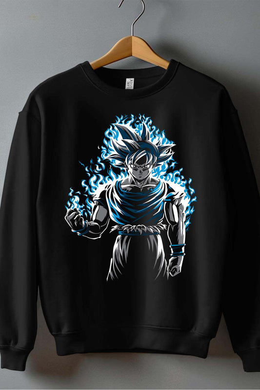 COULEUR:Noir|Sweat Col Rond Garçon | Dragon BZ 4 Noir