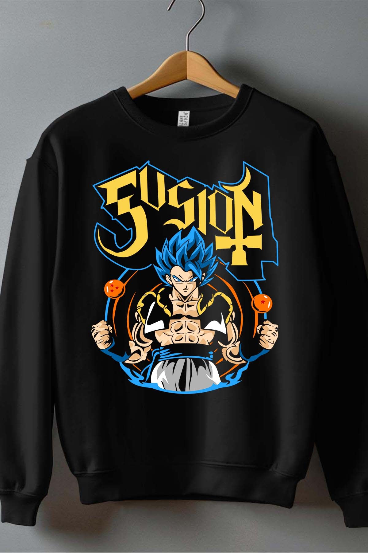 COULEUR:Noir|Sweat Col Rond Garçon | Dragon BZ 5 Noir