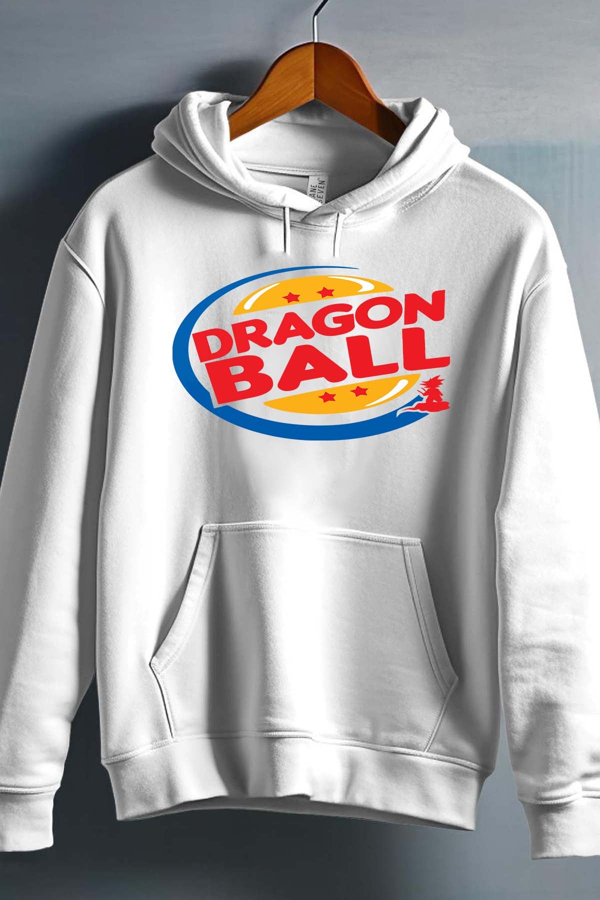 COULEUR:Blanc|Sweat Capuche Homme | Dragon king Blanc
