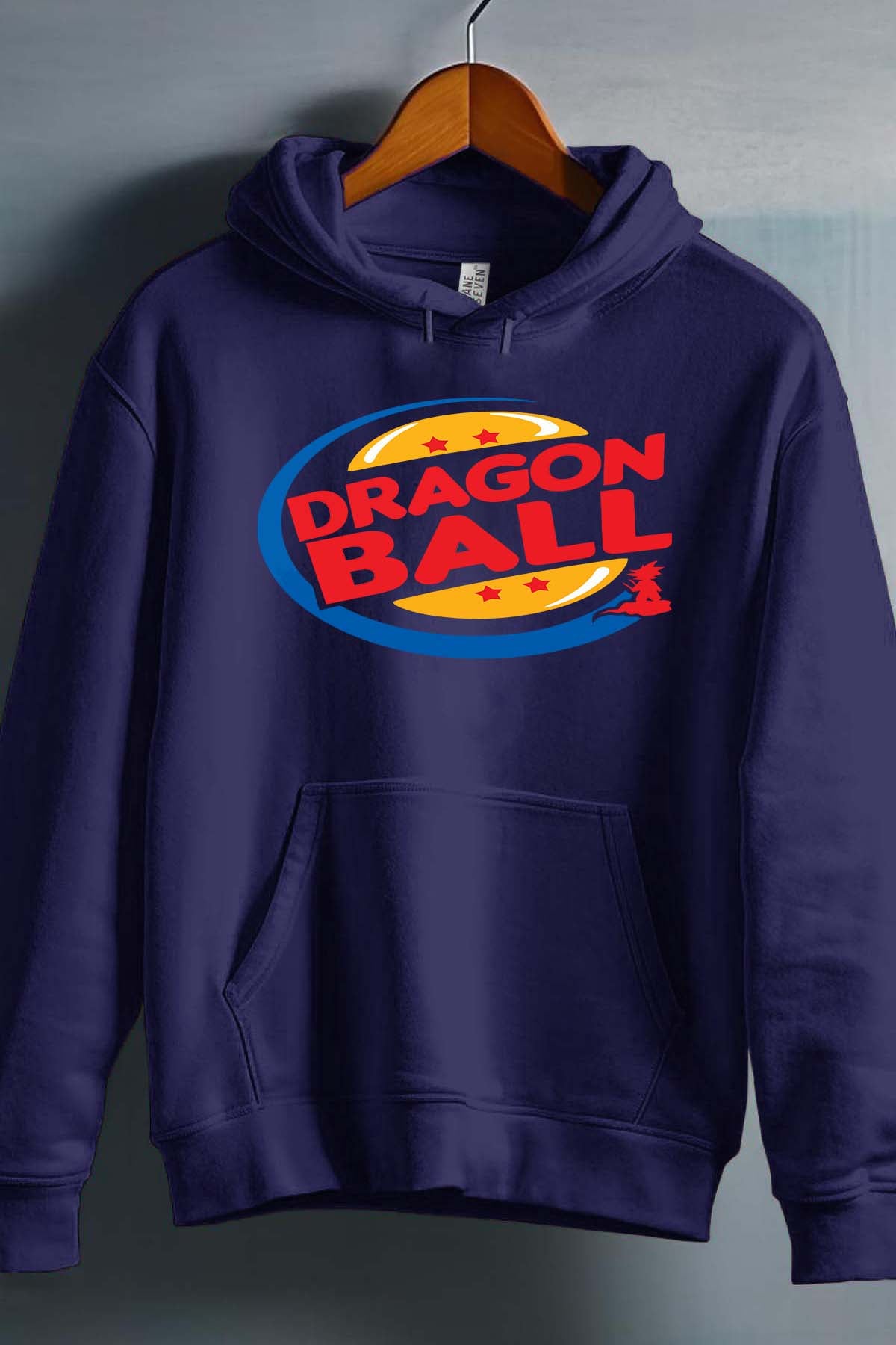 COULEUR:Marine|Sweat Capuche Homme | Dragon king Marine