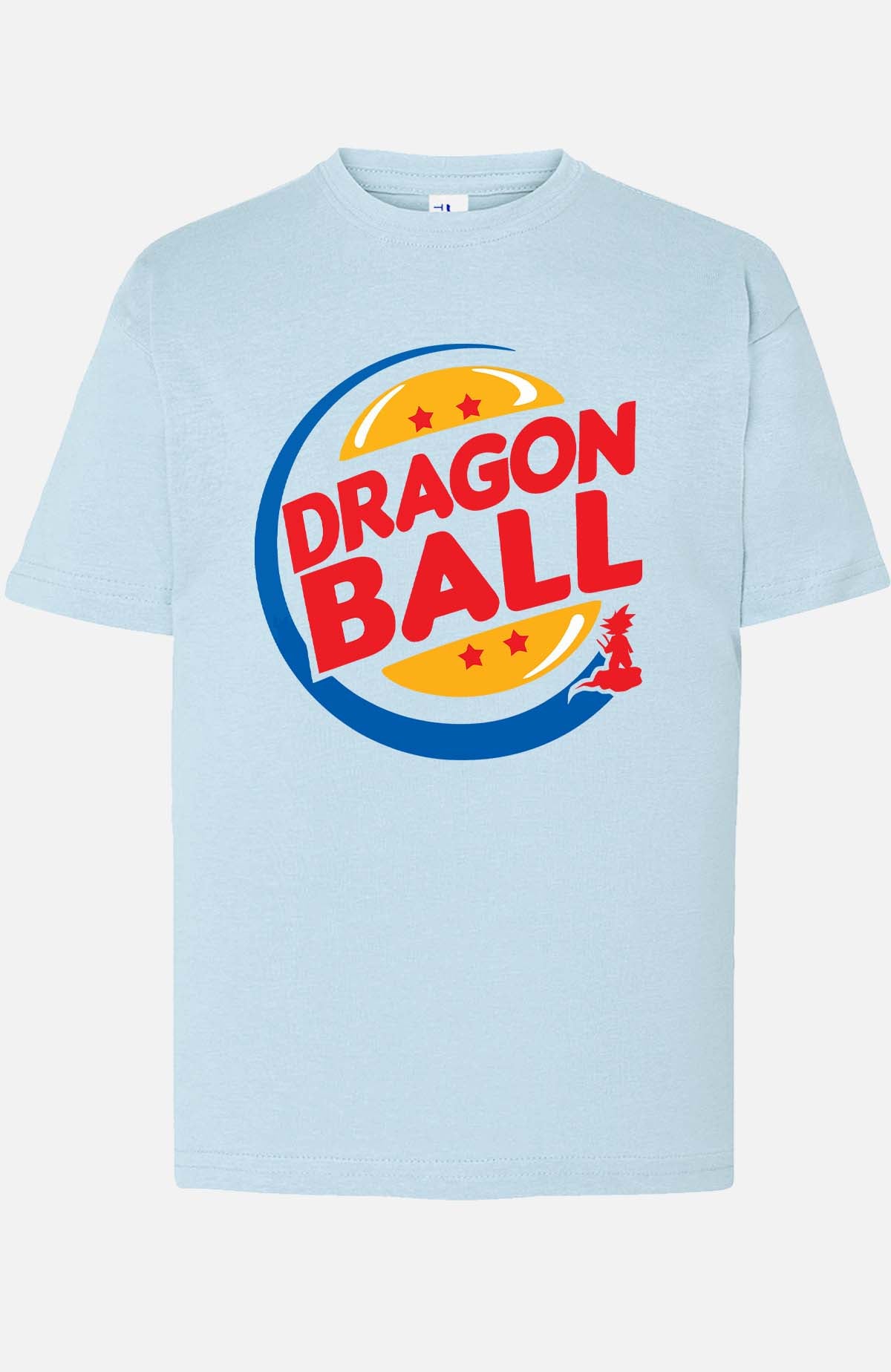 COULEUR:Bleu Ciel|T-shirt Garçon | Dragon king Bleu Ciel