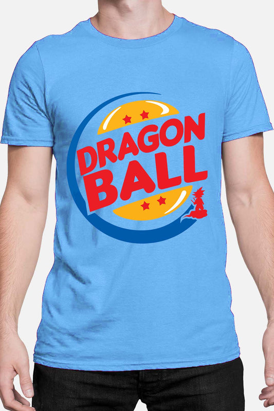 COULEUR:Bleu Ciel|T-shirt Homme | Dragon king Bleu Ciel