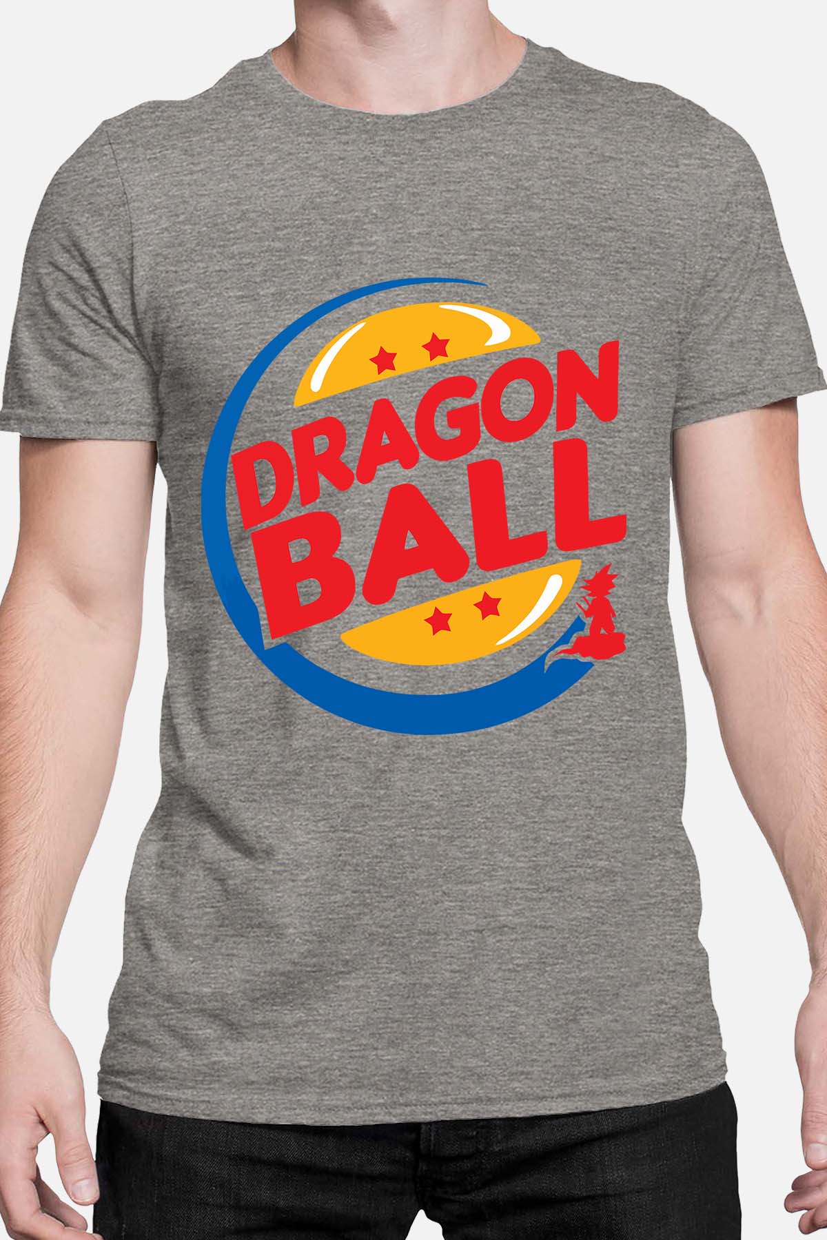 COULEUR:Gris|T-shirt Homme | Dragon king Gris