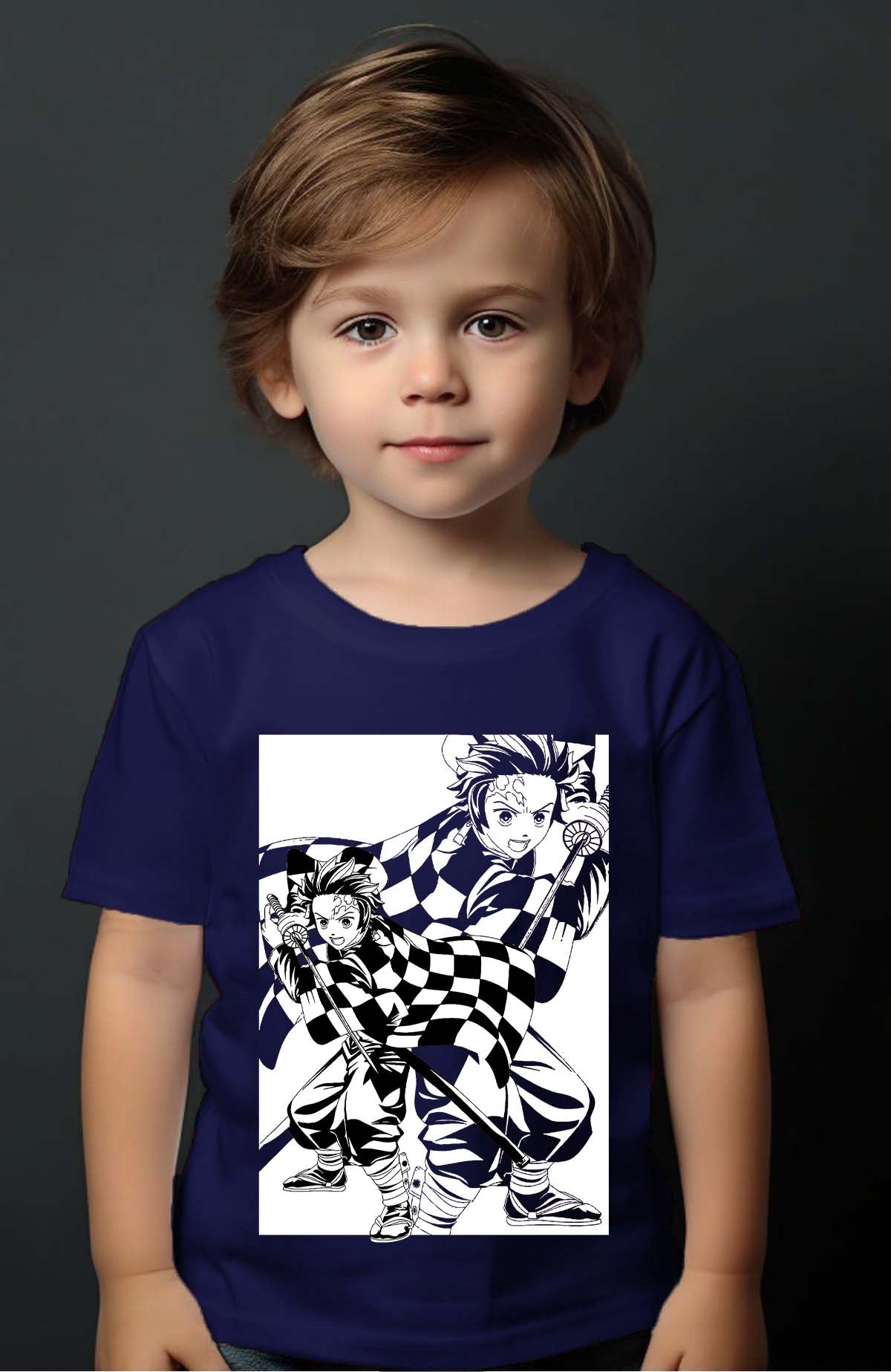 COULEUR:Marine|T-shirt Garçon | Esprit Carreau Marine
