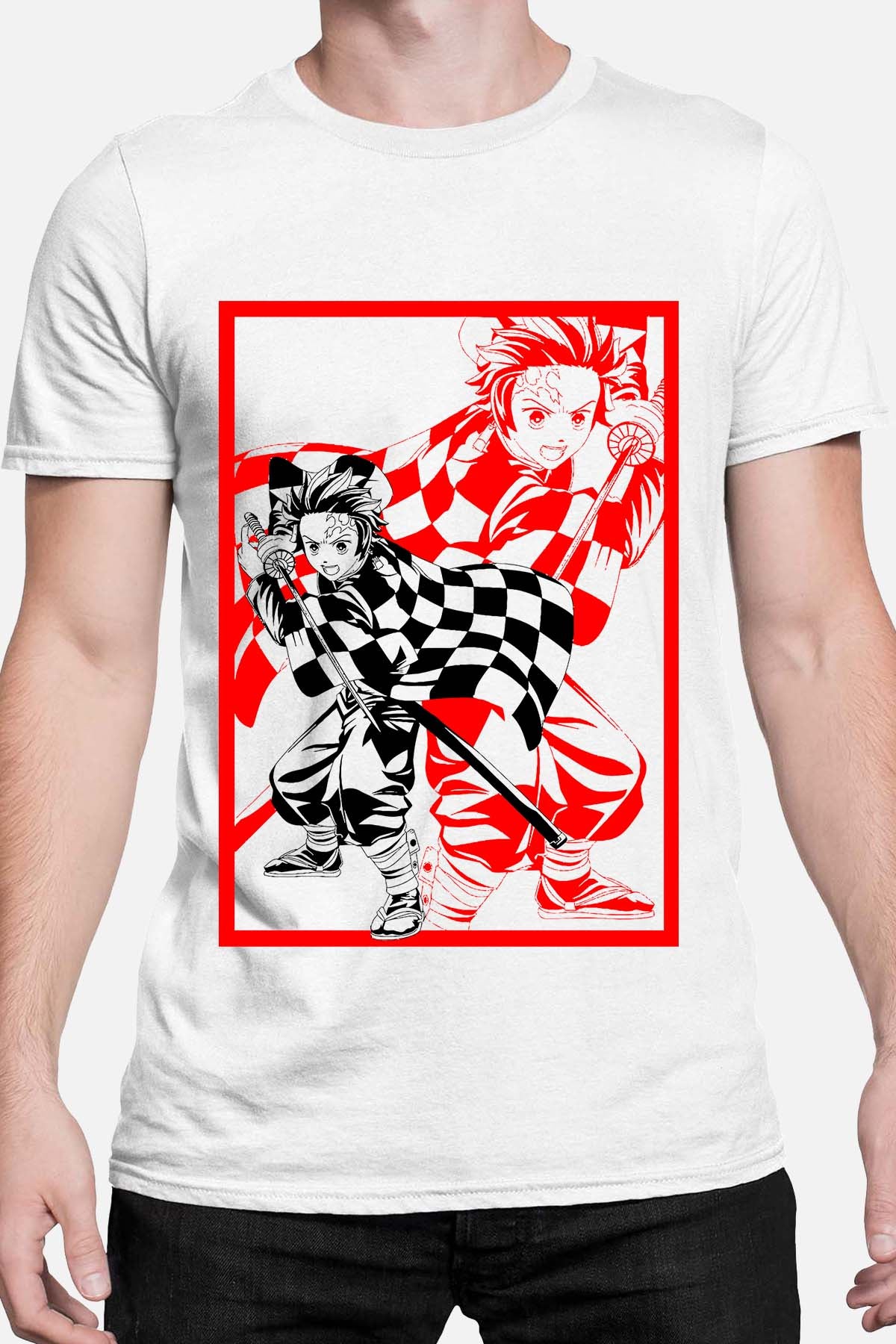 COULEUR:Blanc|T-shirt Homme | Esprit Carreau Blanc