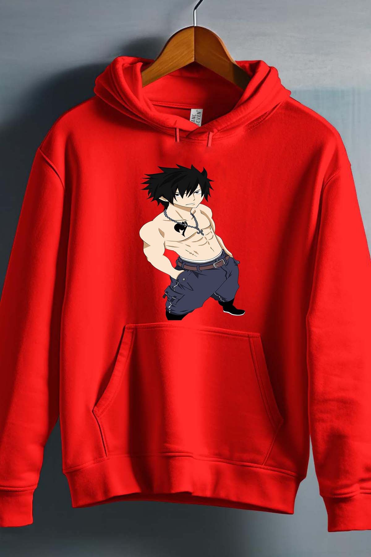 COULEUR:Rouge|Sweat Capuche Garçon | Fary 13 Rouge