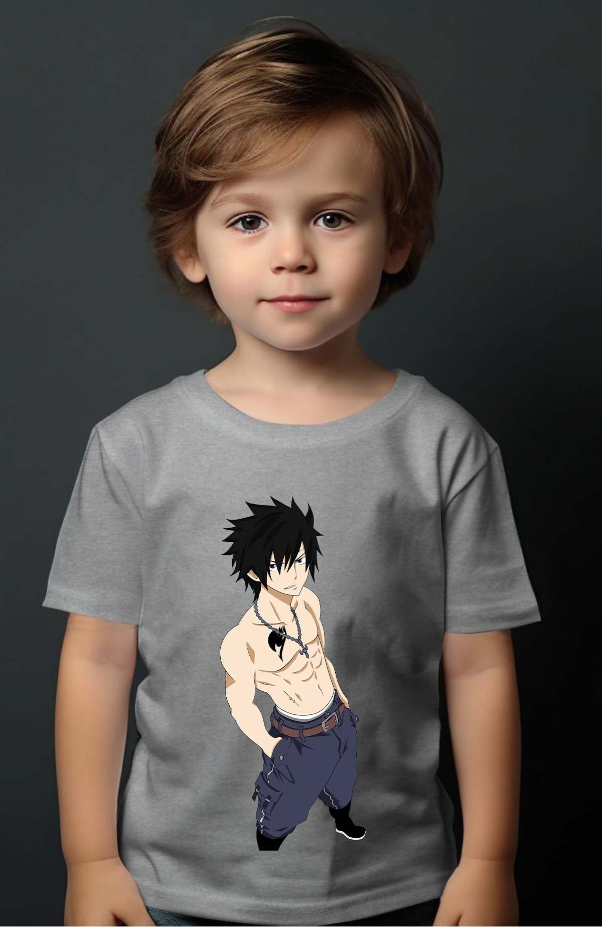 COULEUR:Gris|T-shirt Garçon | Fary 13 Gris