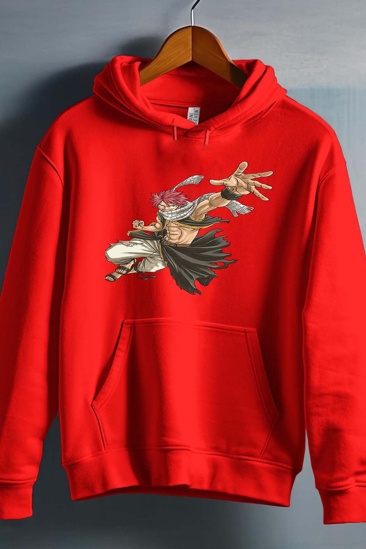 COULEUR:Rouge|Sweat Capuche Garçon | Fary 14 Rouge