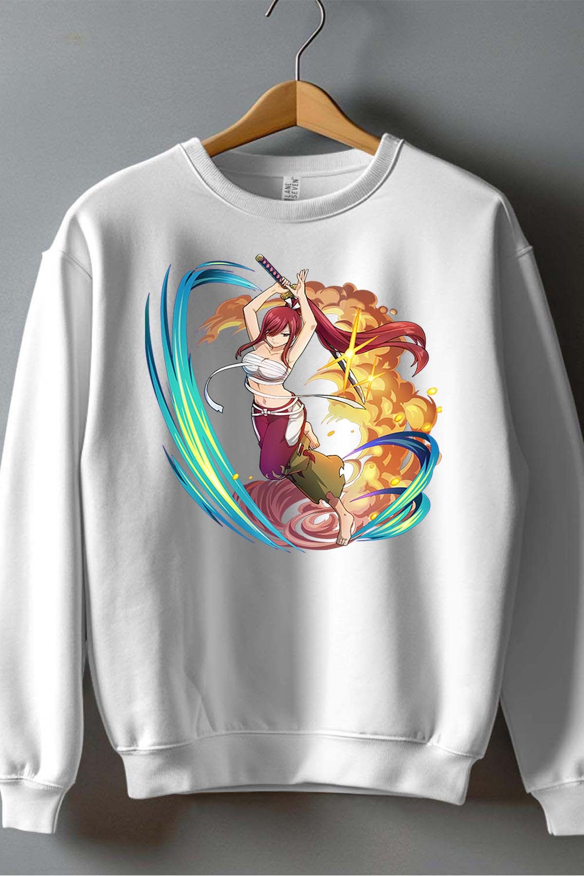 COULEUR:Blanc|Sweat Col Rond Garçon | Fary 15 Blanc