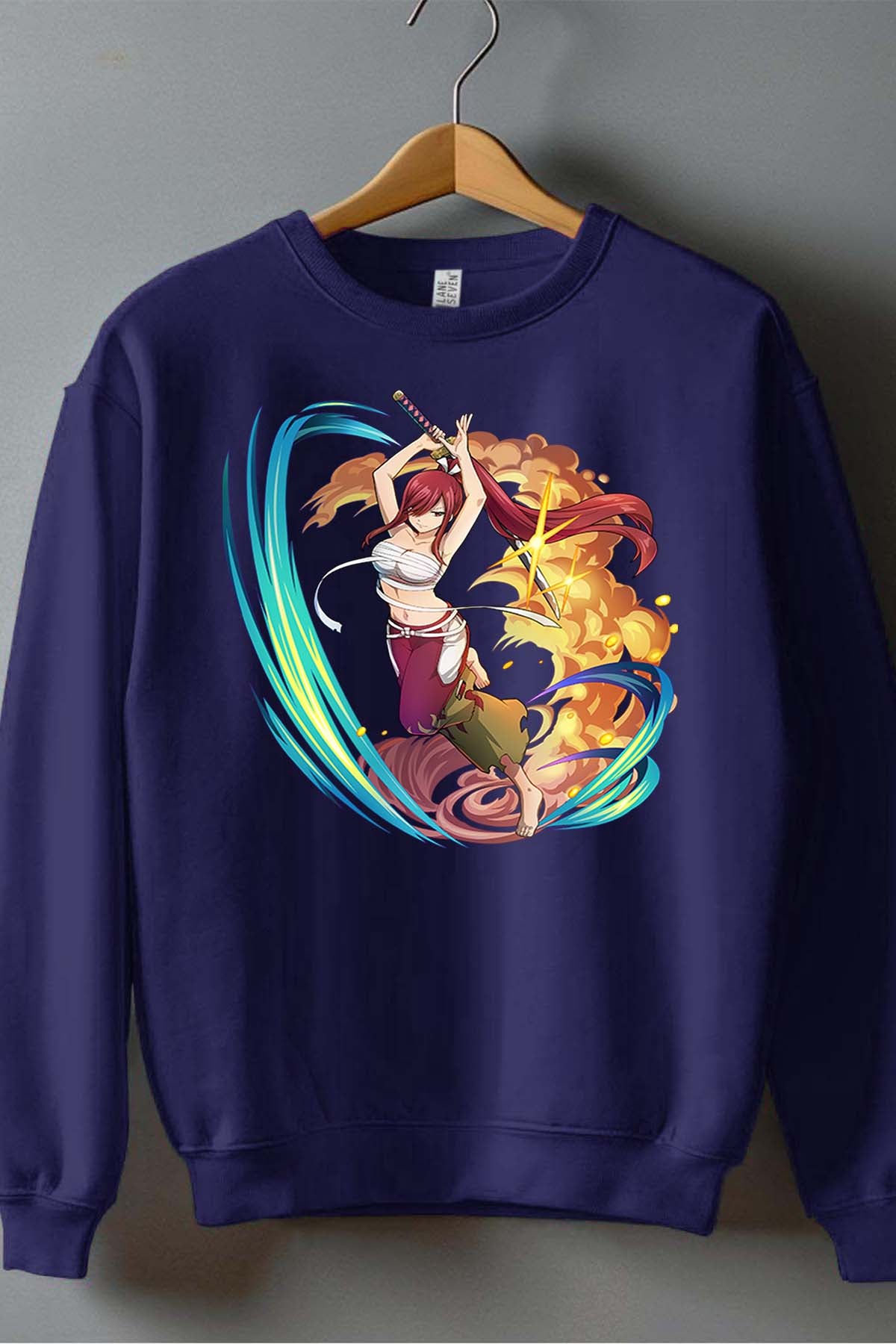 COULEUR:Marine|Sweat Col Rond Garçon | Fary 15 Marine