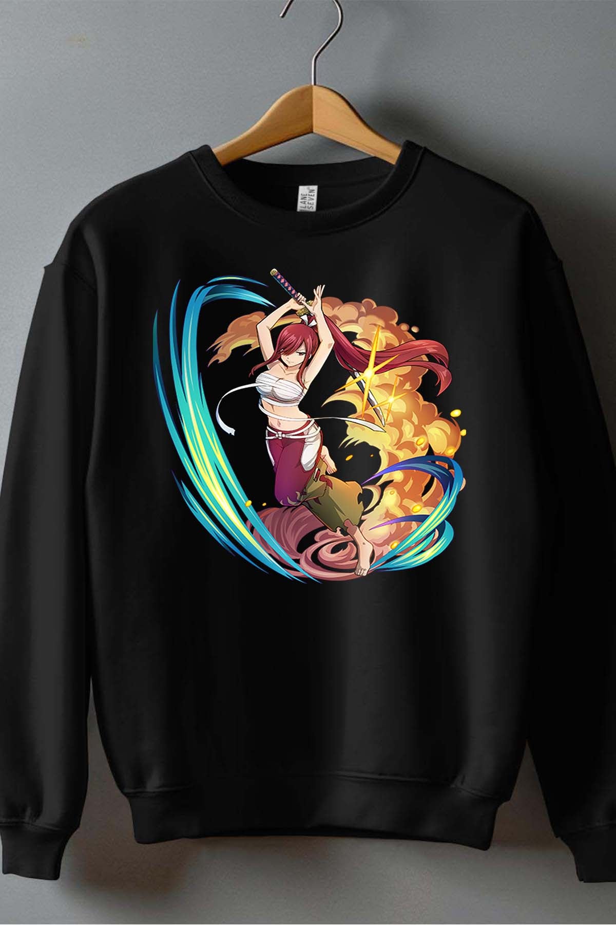 COULEUR:Noir|Sweat Col Rond Garçon | Fary 15 Noir