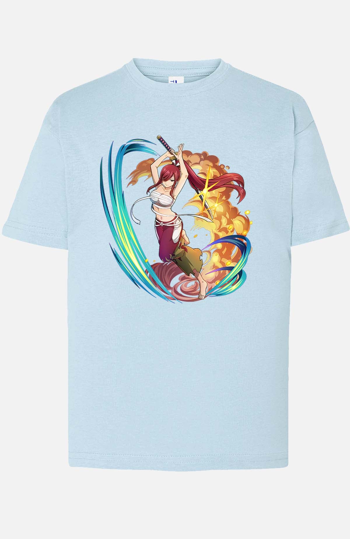 COULEUR:Bleu Ciel|T-shirt Garçon | Fary 15 Bleu Ciel