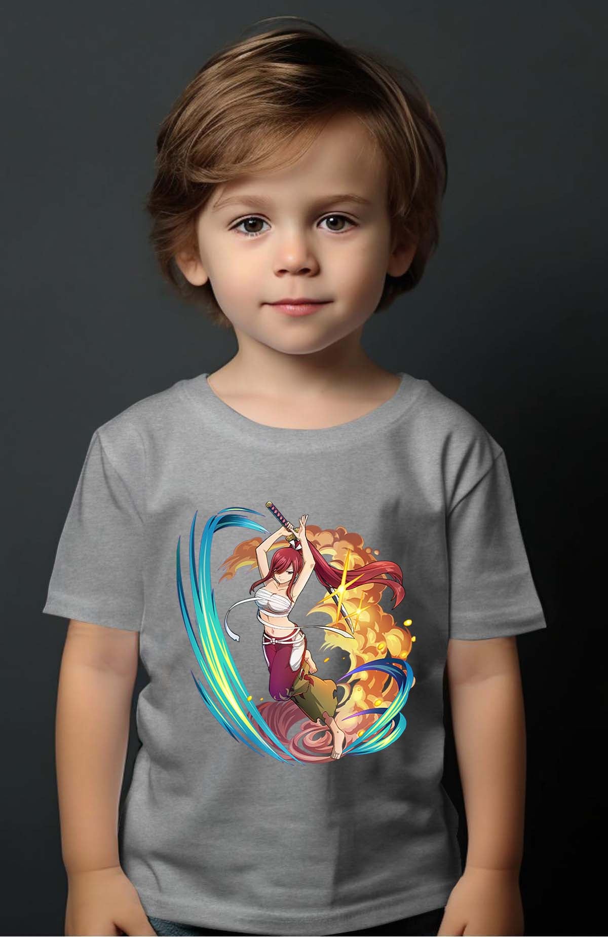 COULEUR:Gris|T-shirt Garçon | Fary 15 Gris