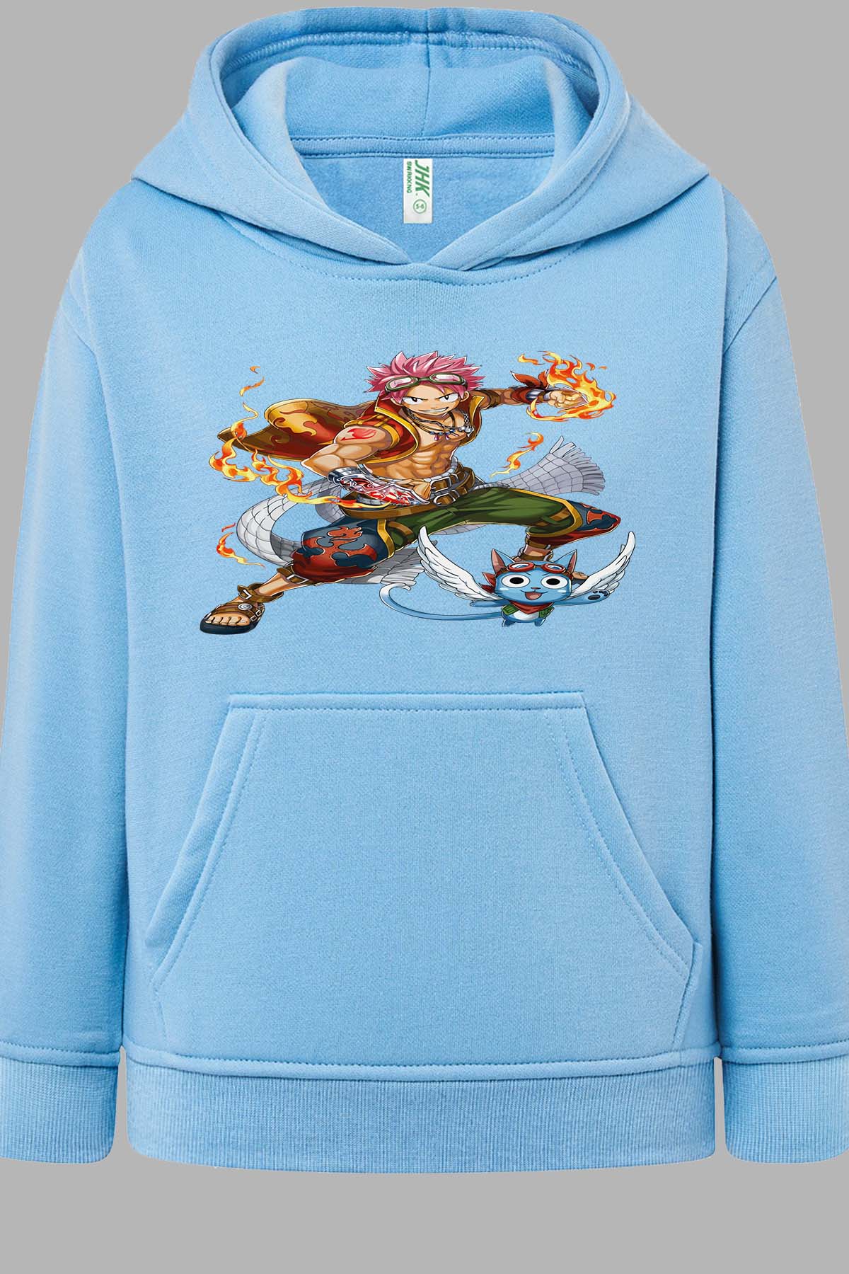 COULEUR:Bleu Ciel|Sweat Capuche Garçon | Fary 2 Bleu Ciel