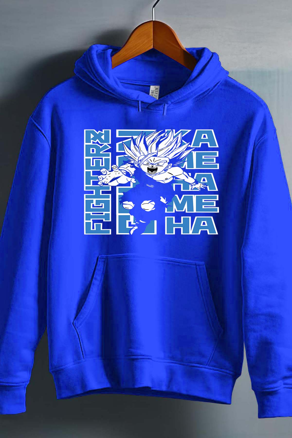 COULEUR:Bleu Roi|Sweat Capuche Homme | Fighterz Bleu Roi