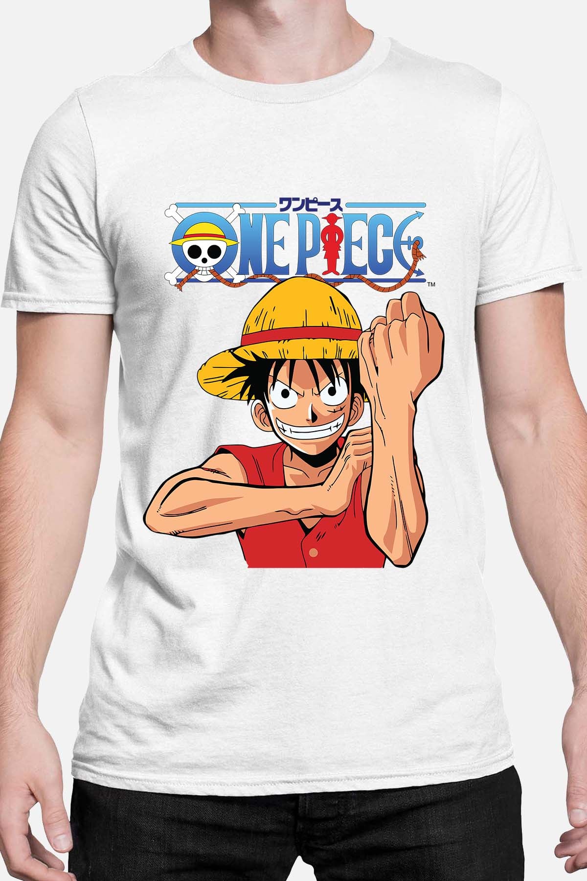 COULEUR:Blanc|T-shirt Homme | Gomu Gomu Blanc