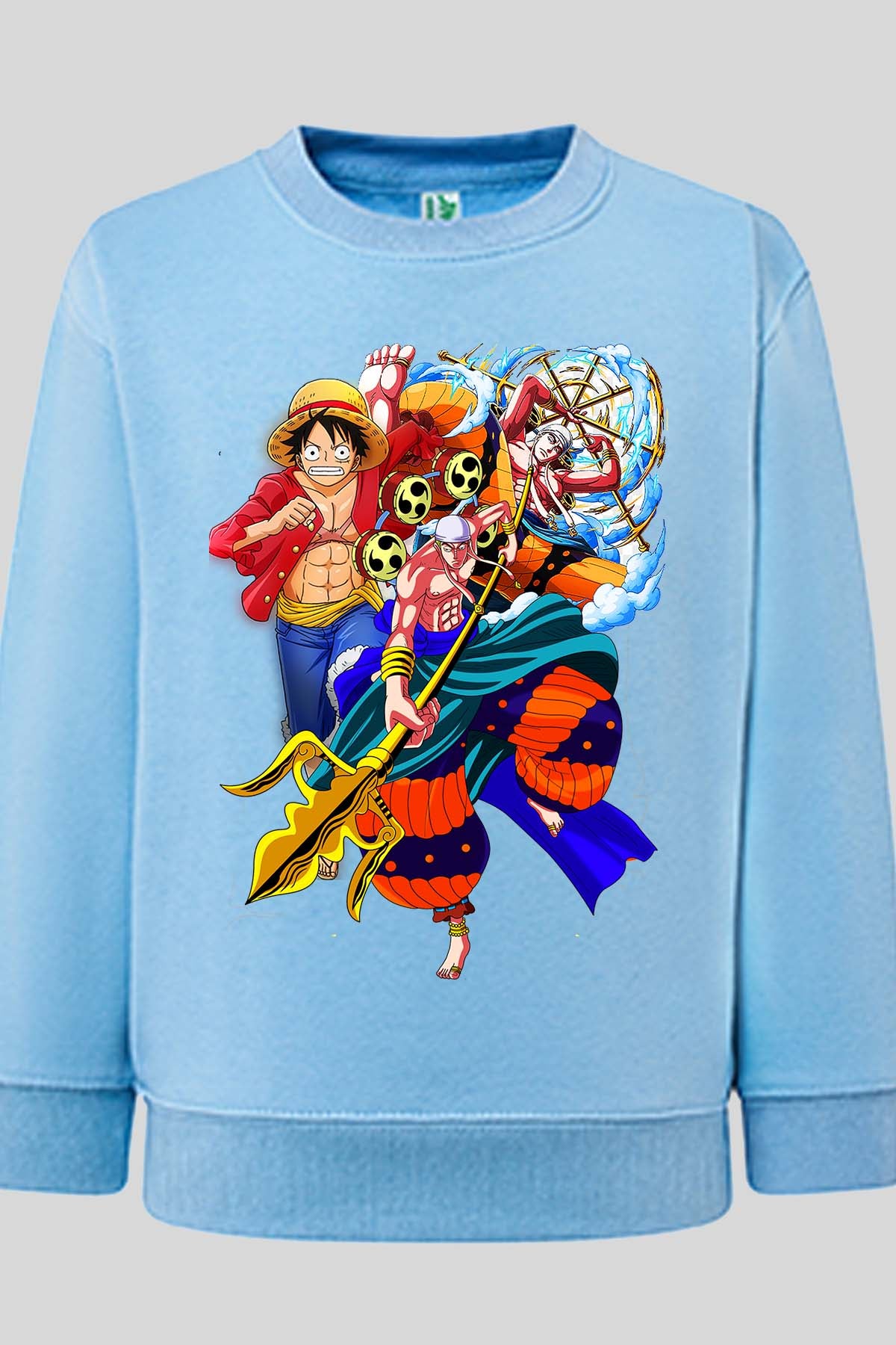 COULEUR:Bleu Ciel|Sweat Col Rond Homme | Inero Go Bleu Ciel