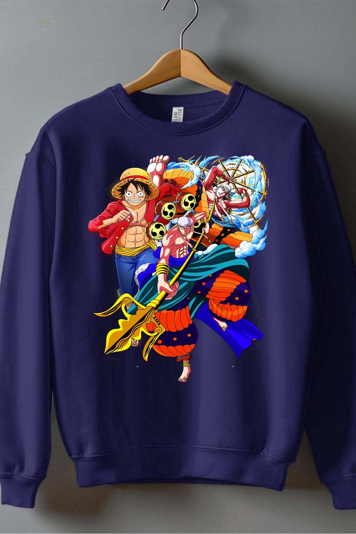COULEUR:Marine|Sweat Col Rond Homme | Inero Go Marine