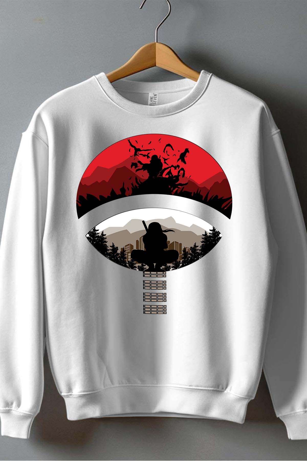 COULEUR:Blanc|Sweat Col Rond Homme | Its naruto Blanc