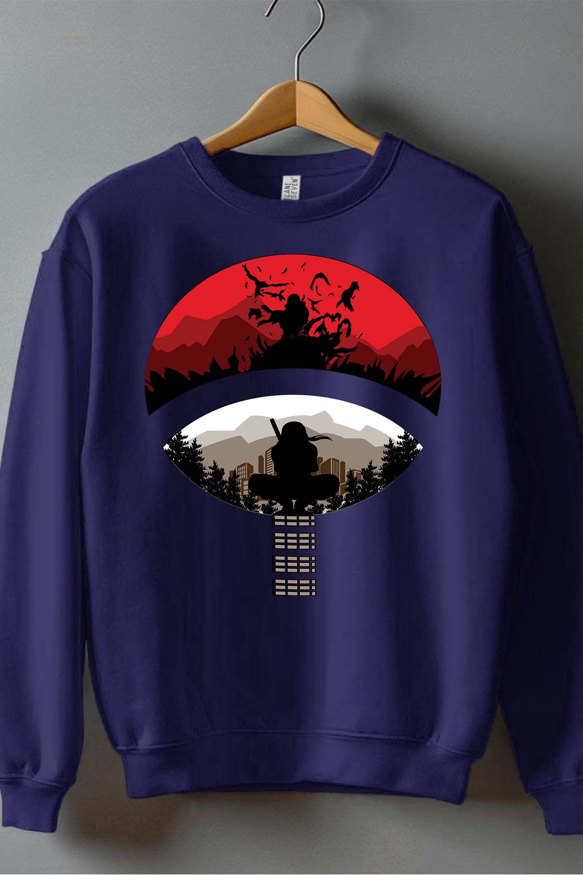 COULEUR:Marine|Sweat Col Rond Homme | Its naruto Marine