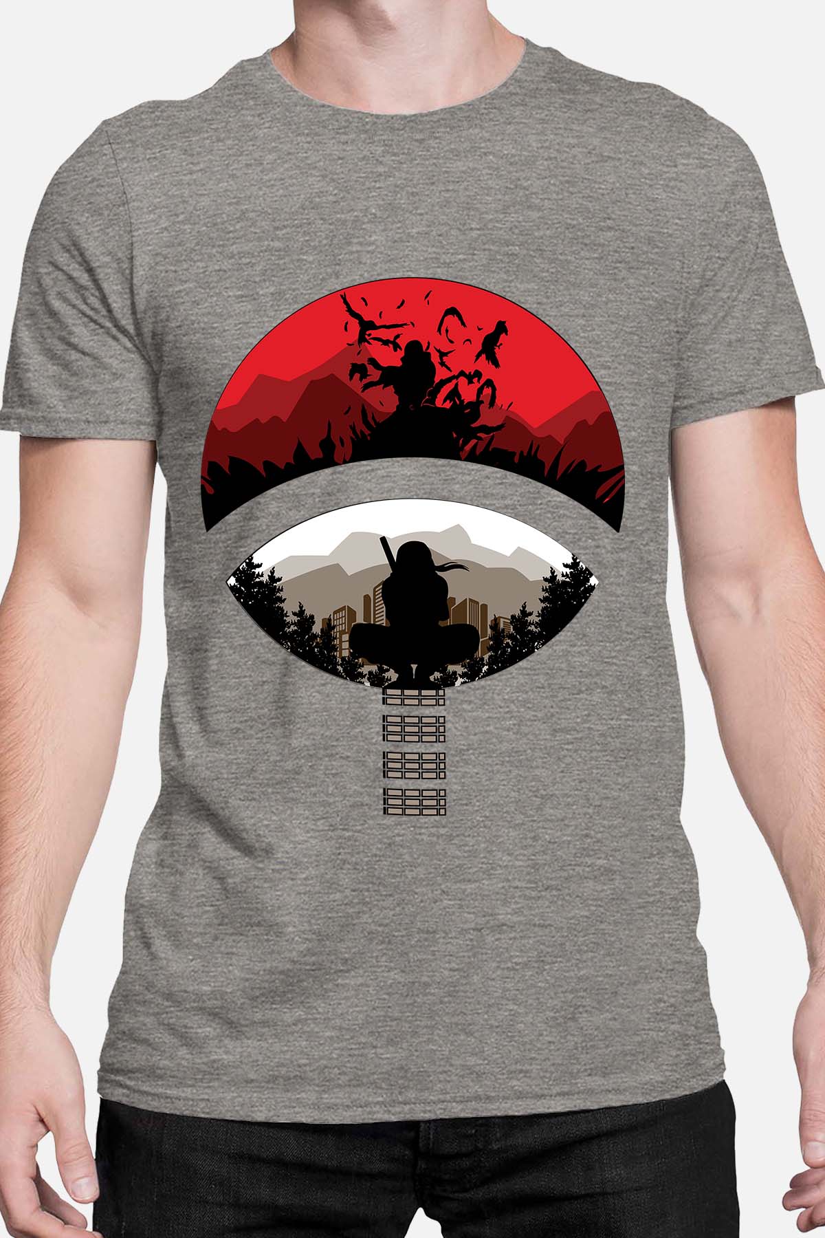COULEUR:Gris|T-shirt Homme | Its naruto Gris