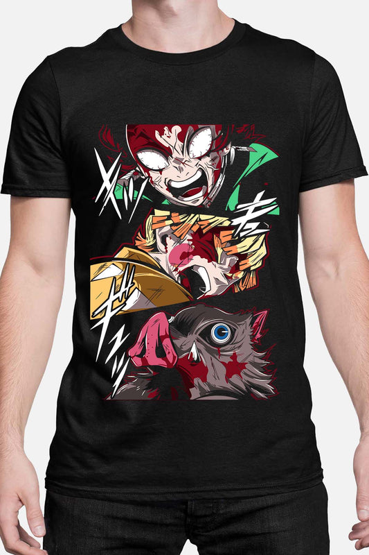 COULEUR:Noir|T-shirt Homme | KIMETSU final attack Noir