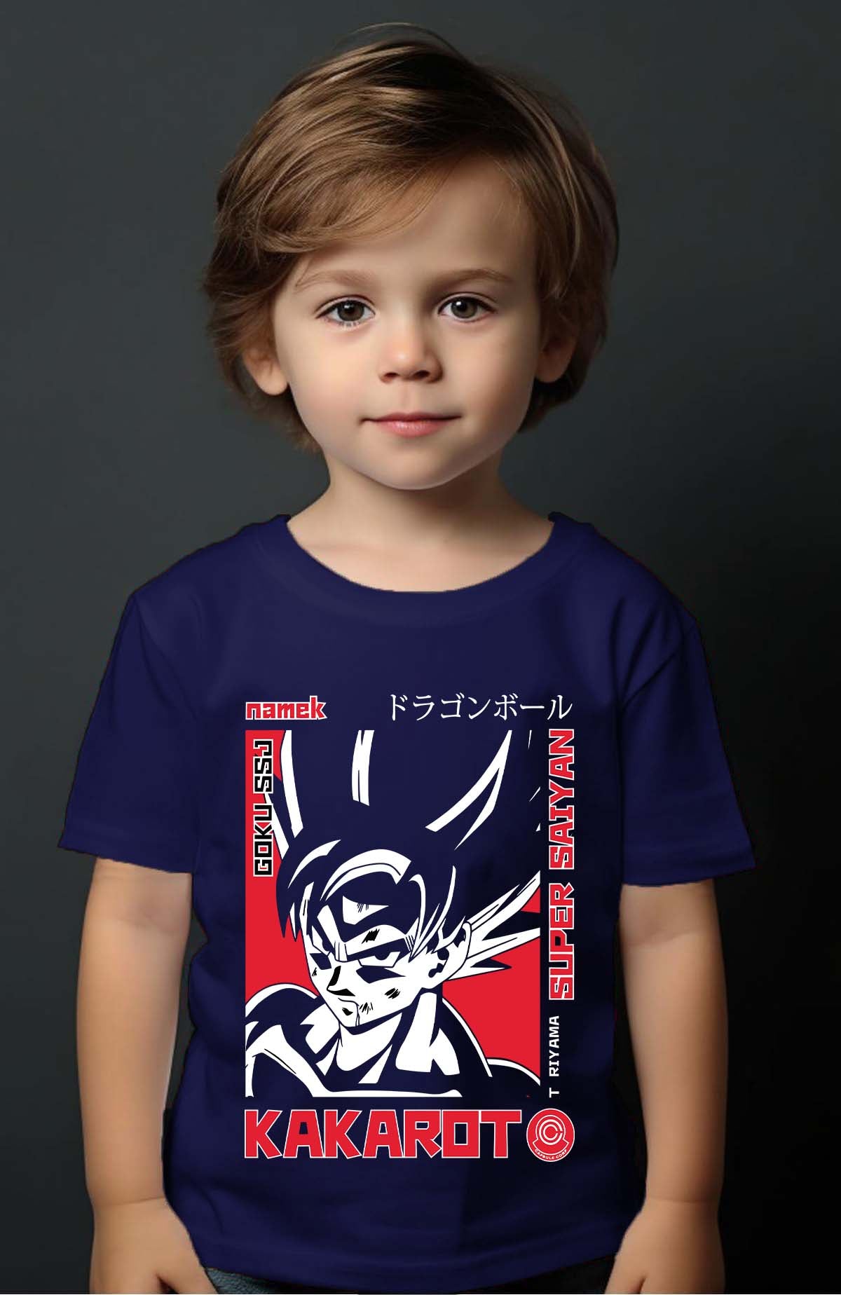 COULEUR:Marine|T-shirt Garçon | Kakarot Super Marine