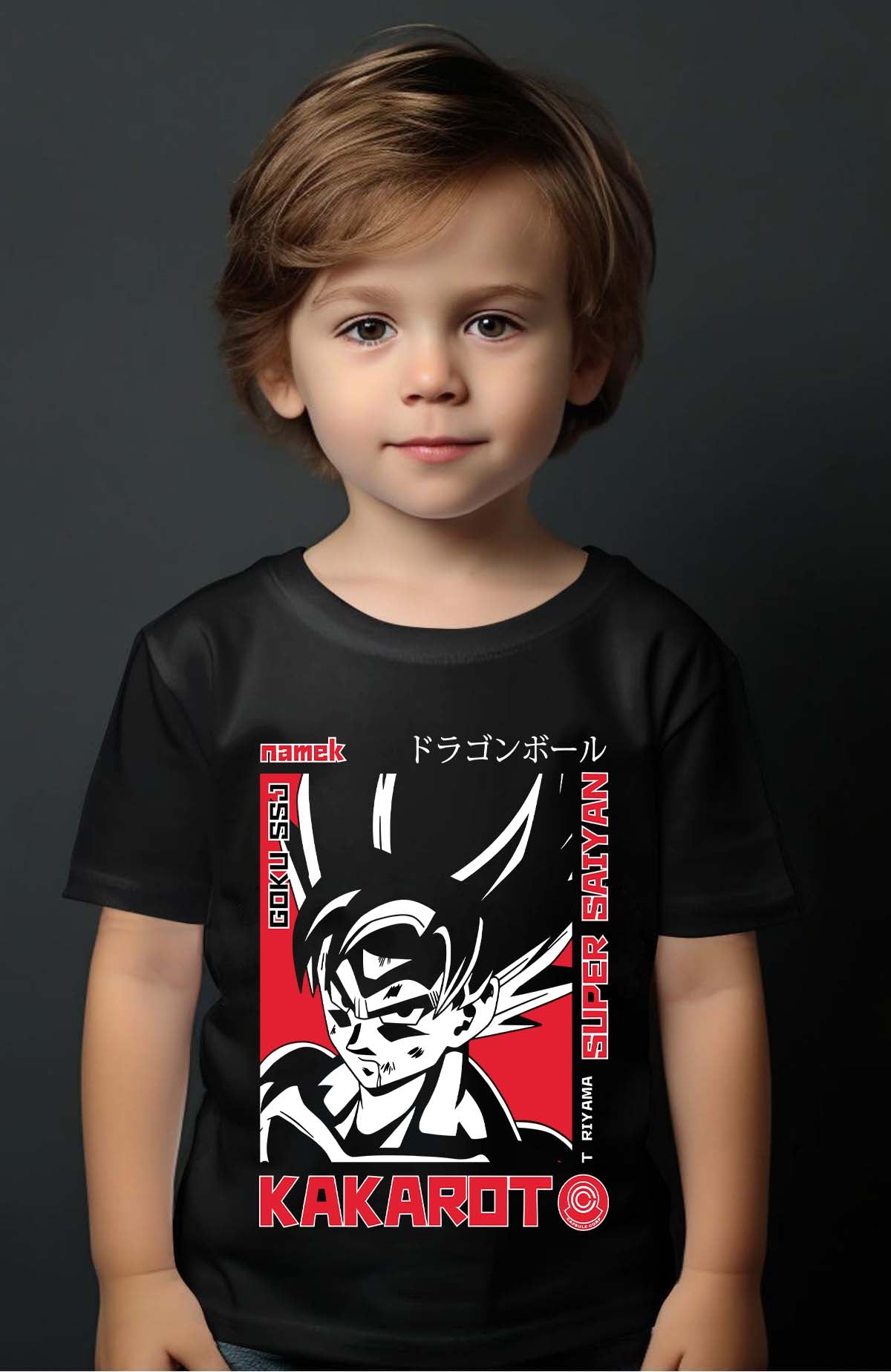 COULEUR:Noir|T-shirt Garçon | Kakarot Super Noir