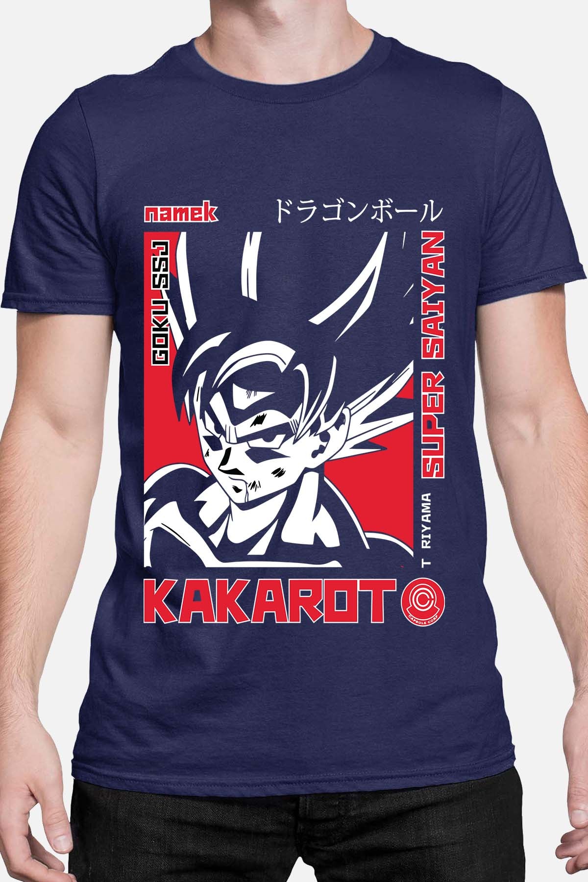 COULEUR:Marine|T-shirt Homme | Kakarot Super Marine