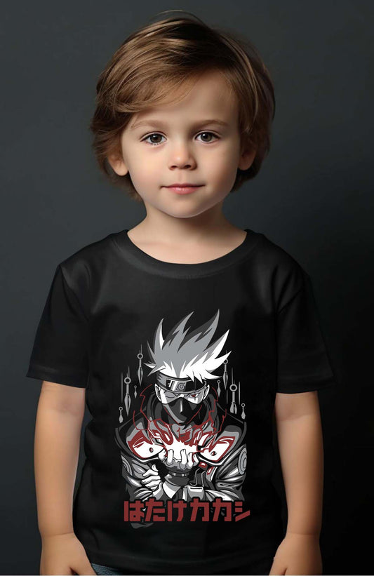 COULEUR:Noir|T-shirt Garçon | Kakashi Hatake 1 Noir