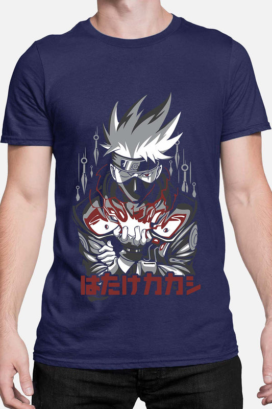 COULEUR:Marine|T-shirt Homme | Kakashi Hatake 1 Marine