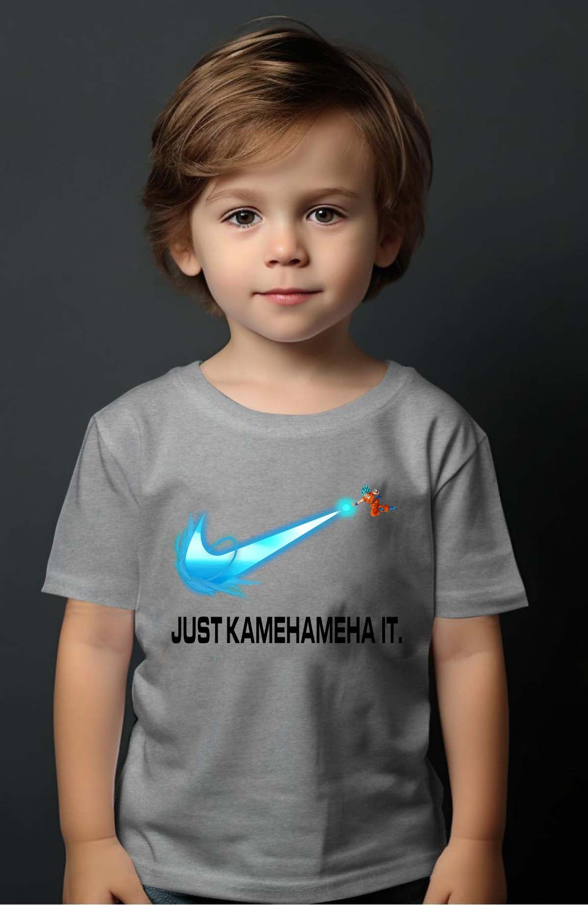 COULEUR:Gris|T-shirt Garçon | Kamehameha It Gris