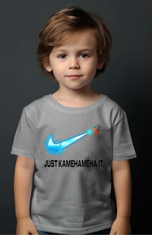 COULEUR:Gris|T-shirt Garçon | Kamehameha It Gris