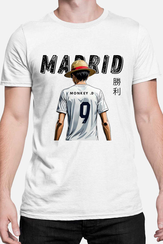 COULEUR:Blanc|T-shirt Homme | Luffy madrid Blanc
