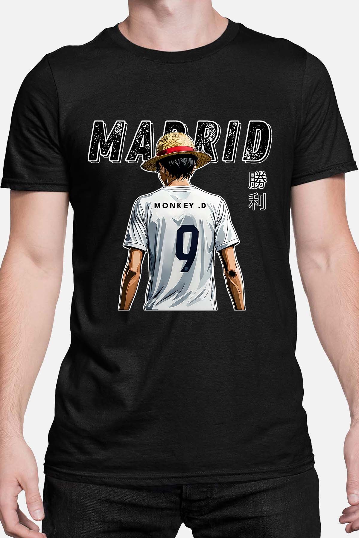 COULEUR:Noir|T-shirt Homme | Luffy madrid Noir